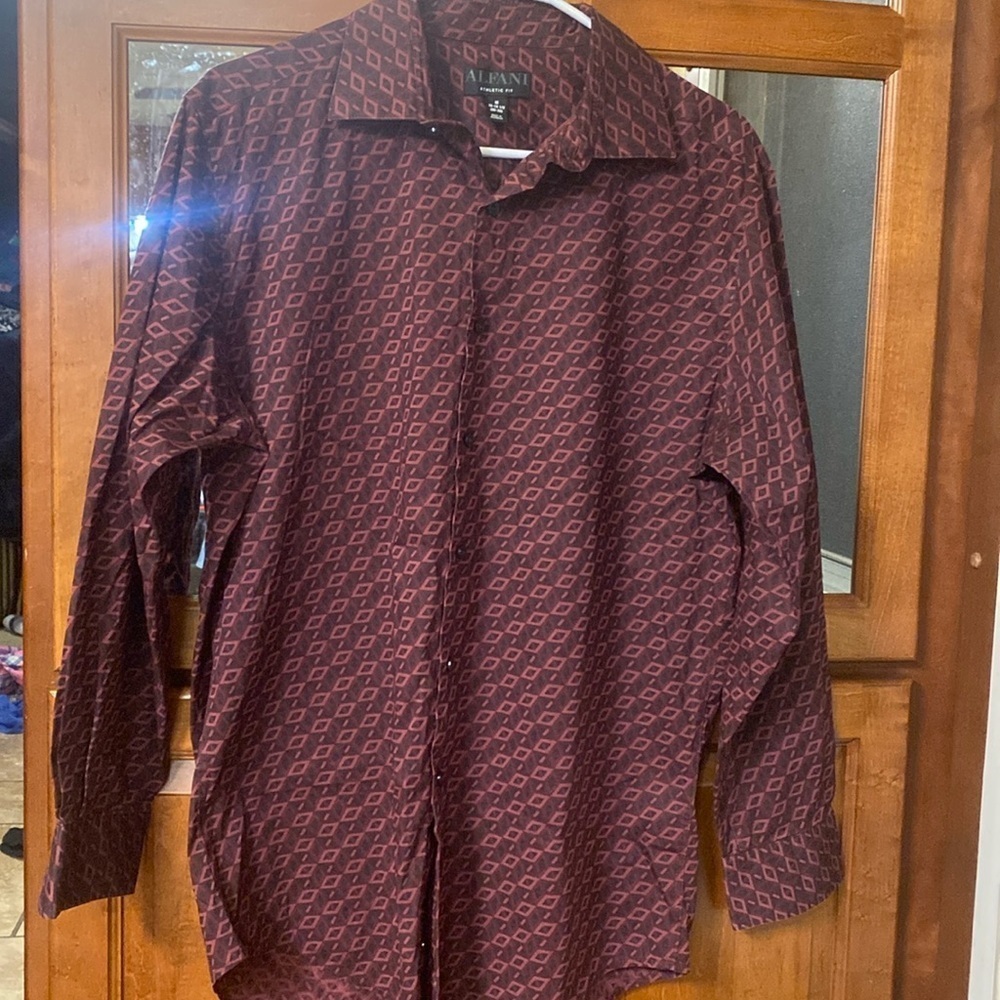 Men’s Alfani Athletic Fit Dress Shirt